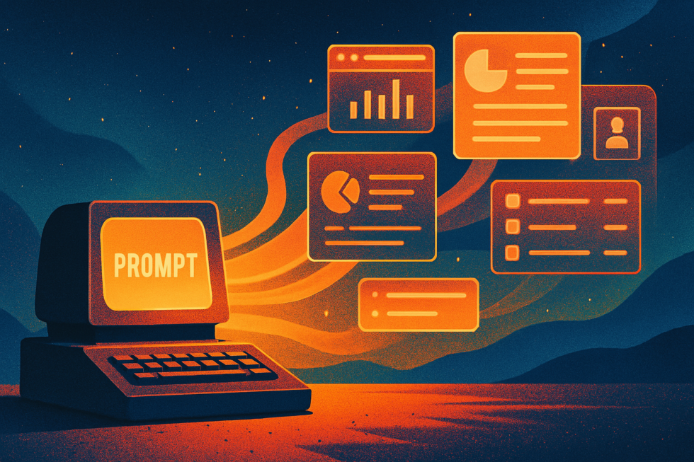 Software-as-a-Prompt: How AI is enabling on-demand software